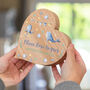 Personalised Oak Heart Under The Sea Christening Baptism Gift, thumbnail 1 of 4