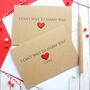 Personalised I Can't Wait To Marry You, Love Heart Card, thumbnail 1 of 7