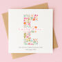 Personalised Christening Card – Any Letter, thumbnail 3 of 6