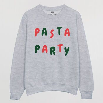 Pasta Party Women’s Slogan Sweatshirt, 3 of 3