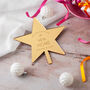 Personalised New Home Christmas Tree Star Topper, thumbnail 1 of 7