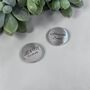 Personalised Stainless Steel Wedding Day Coins, thumbnail 1 of 4