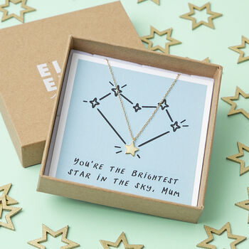 Written In The Stars Sterling Silver Star Necklace, 4 of 8