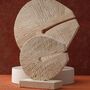 Set Of Two Coral Travertine Sculpture, thumbnail 1 of 2