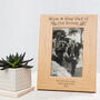 Personalised Father Of The Bride Wedding Photo Frame, thumbnail 6 of 9