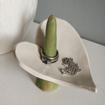 Ceramic Lily Jewellery Stand, 2 of 6