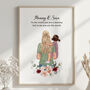 Personalised Mum And Daughter Keepsake Print, thumbnail 1 of 5