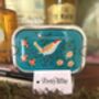 Stainless Steel Bento Lunchbox Hand Painted 'Jade Garden', thumbnail 6 of 6