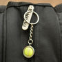 Genuine Tennis Ball Silver Keyring, thumbnail 3 of 4