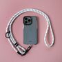 White Adjustable Phone Strap Universal Crossbody Rope Lanyard, thumbnail 1 of 3