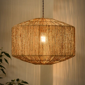 Cohen Natural Jute Rope Light Shade, 3 of 5