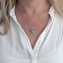 The Trio Dalmatian Jasper Necklace, Sterling Silver, thumbnail 2 of 9
