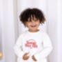 Officially On Santa's Nice List Embroidered Personalised Sweatshirt Jumper, thumbnail 3 of 8