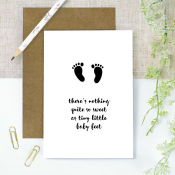 New Baby Print 'Tiny Little Baby Feet', 3 of 6