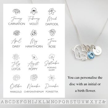 16th Birthday Necklace – Sterling Silver Heart Infinity Charm, Personalised Jewellery Gift For Her, 3 of 7