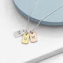 Personalised My Family Mini Tags Necklace, thumbnail 1 of 7