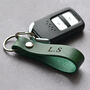 Personalised 'It Started With A Message/Swipe' Leather Keyring, thumbnail 4 of 7