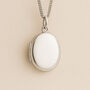 Personalised Sterling Silver Oval Locket, thumbnail 1 of 12