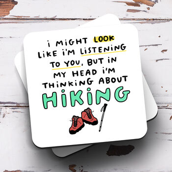 Personalised Mug 'Thinking About Hiking', 3 of 3