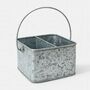 Galvanised Zinc Display Caddy Two Sizes, thumbnail 6 of 8