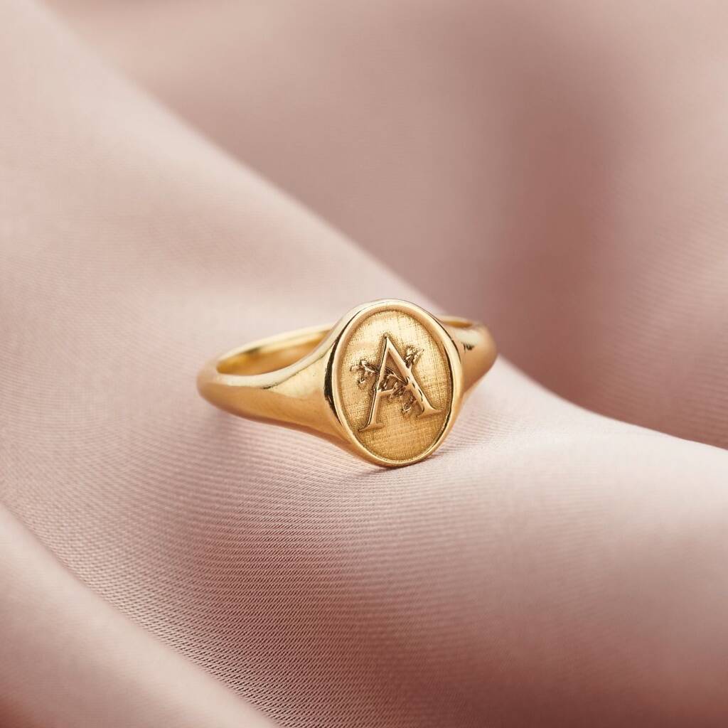 Custom Signet Ring HS25 Silver or Gold My Personal Jewellery