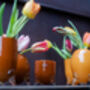 Evita Glass Vase Set Goldluster, thumbnail 4 of 4