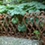 Cast Iron Garden Lawn Edging Border Brown 27.5x14cm, thumbnail 2 of 5