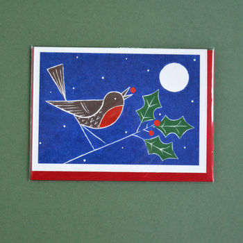 Pack Of Six Christmas Cards, 2 of 7