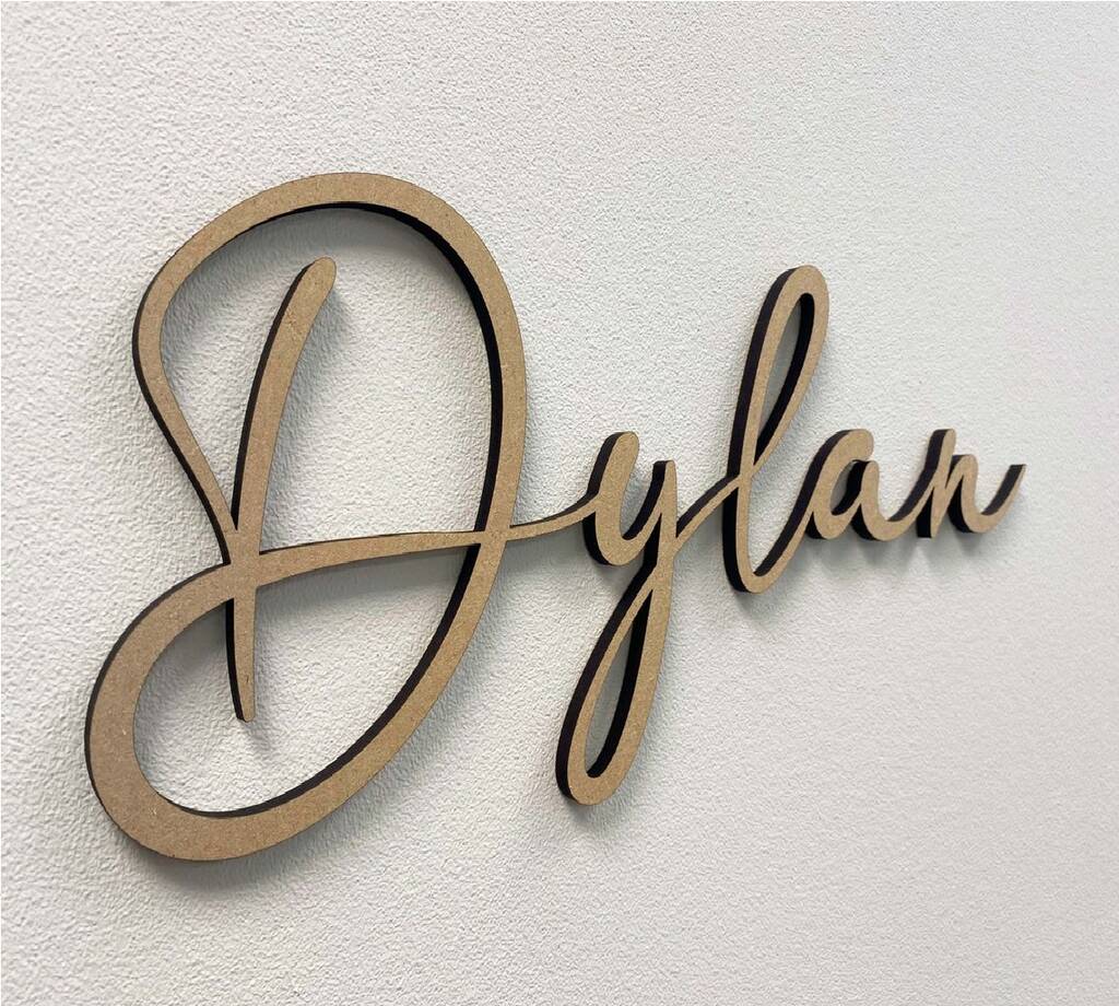 Free Printable Name Wall Art