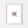 X Is For Xantus Hummingbird Print, thumbnail 1 of 3