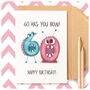 Funny 60th Birthday Greeting Card For Him For Her, thumbnail 1 of 5