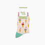 Ice Cream Cone Bamboo Socks In Cream, thumbnail 3 of 4