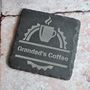 Personalised Coffee Slate Coaster, thumbnail 2 of 2