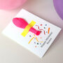 Personalised Happy Birthday Balloon Card, thumbnail 2 of 4