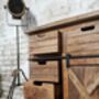 Reclaimed Wooden Storage Cabinet, thumbnail 3 of 6
