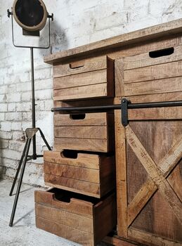 Reclaimed Wooden Storage Cabinet, 3 of 6