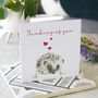 Thinking Of You Hedgehog Card, thumbnail 1 of 5