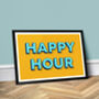Happy Hour, Landscape, Bright, Vibrant, Poster Print, thumbnail 4 of 5