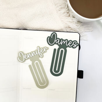 Custom Acrylic Bookmark Planner Clip, 4 of 6