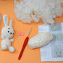 Pouch Pals Popcorn The Bunny Crochet Kit, thumbnail 1 of 3