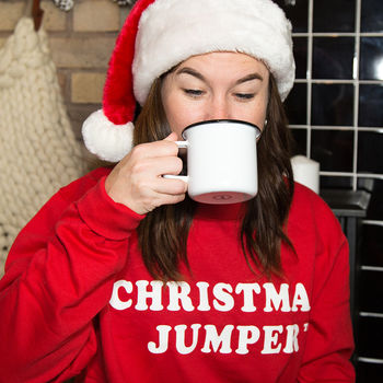 'Christmas Jumper' Unisex Jumper Sweatshirt, 3 of 6