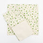 A Slice Of Green Organic Cotton Unpaper Towels Pk Five, thumbnail 6 of 7