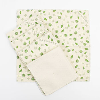A Slice Of Green Organic Cotton Unpaper Towels Pk Five, 6 of 7