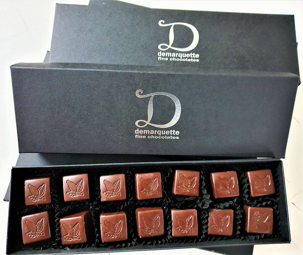 14 Plant Based Rock Salt Chocolates By Demarquette Fine Chocolates