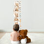 Sleeping Bears Height Bar Wall Sticker, thumbnail 1 of 4