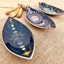 Enamelled Incense Burner Bowl Moon Phases Design, thumbnail 4 of 6