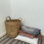Extra Large Round Jute Storage Basket, thumbnail 3 of 5