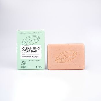 Festive Natural Cleansing Soap Bar Cinnamon + Ginger, 5 of 5