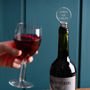 Personalised Glass Wine Bottle Stopper, thumbnail 1 of 4