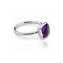 Desert Dusk Amethyst Ring In Sterling Silver, thumbnail 2 of 6